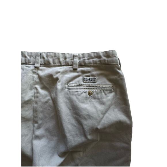 POLO RALPH LAUREN Vintage Pleated Front Chino Hammond Pant in Khaki Size 38 X 30 - Picture 3 of 9